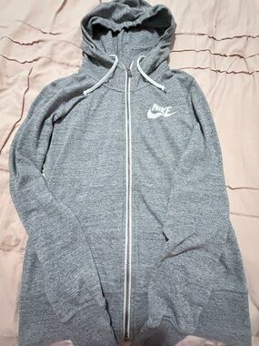 Nike Gray Full-Zip Hoodie